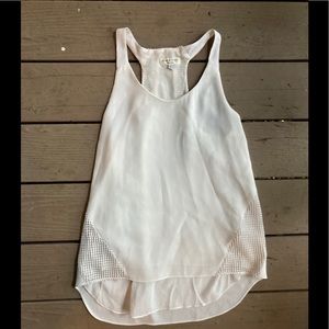 rag & bone Racerback Flowy White Tank Top S